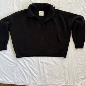 Abercrombie & Fitch Black Cowl Neck Sweater